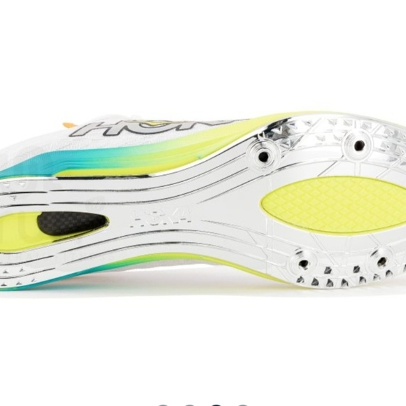 Hoka White and Teal Athletic Shoes - Picture 3 of 12